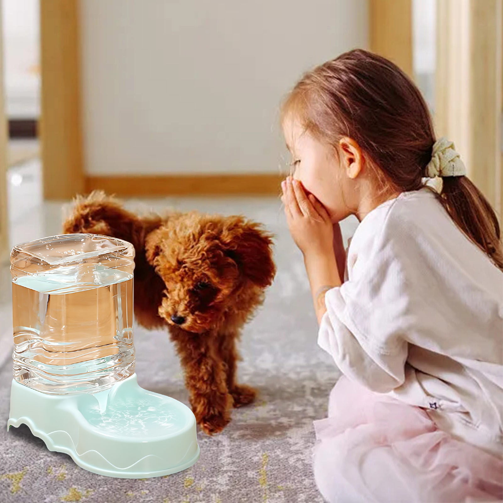 Automatic Pet Water Dispenser, 3.8L Large Capacity, No-Leak Design, Easy to Clean, for Dogs and Cats