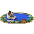 thumbnail image 2 of Kid Essentials - Infants & Toddlers Jungle Friends, 3'10" x 5'4" Oval, Multicolored, 2 of 5
