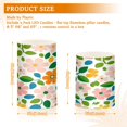 thumbnail image 6 of Yayeee Flameless Candles with Remote Flickering Battery Operated Multi Color Changing, Retro Orange Floral, 6 of 7