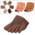 thumbnail image 2 of Práctica de uñas de silicona suave, modelo de pie, maniquí de manicura Izquierda E Yuyangstore Modelos de pies para práctica de uñas, 2 of 8