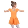 thumbnail image 4 of Maillot EQSJIU para niñas Dance 4T-5T Zanahoria Naranja, 4 of 7