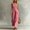 Pink, variant on IUYRTFE Women V Neck Front Button Linen Style Jumpsuit Sleeveless Wide Leg Romper with Pockets