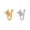 #1 Snowflake Rhinestone, variant on US 2 Pcs Star Heart Crown Nose Ring Copper Durable Fake Non-Pierced Nose Clip