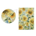 thumbnail image 2 of Sunflowers and Lattice Garden Flag Double Sided Outdoor Banners for Courtyard Outdoor Lawn Farmhouse Holiday Decorations, 2 of 5