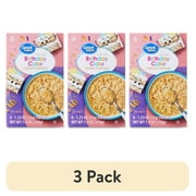 (3 pack) Great Value Birthday Cake Instant Oatmeal, 1.23 oz, 6 Count