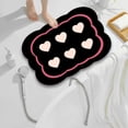 thumbnail image 4 of Suncoda Bathroom Rugs, Bathroom Decor Shaped Carpet Bathroom Absorbent Stain-Absorbing Floor Mats Non-Slip Fast Drying Soft Mats Put Bathroom Doorway Floor Mats, 4 of 6