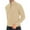 Khaki, variant on Bcfgryg Male Autumn And Winter Half Turtleneck Zipper Sweater Long Sleeve Sweater Sweater Casual Pullover Mens Cardigans Black L