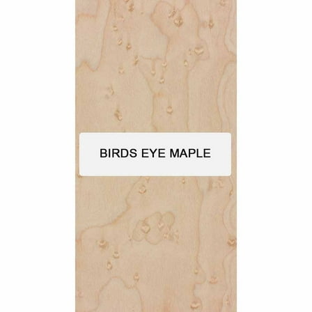 Birds Eye Maple Book Matched Knife Wood Blanks/Knife Scales 5" x 1-1/2" x 3/8" (1 Piece) - Elevate Your Craftsmanship with Exotic Wood Knife Blanks