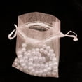 thumbnail image 6 of 100Pcs Sheer Organza Gift Wrap Bags, 3x4inch Clear Tulle Fabric Mesh Drawstring Bags For Festival Gift Wedding Birthday Baby Shower Party Girls Graduation And Jewelry Bracelets Candy Party Favor Small, 6 of 11