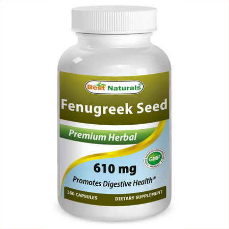 Best Naturals Fenugreek Seed 610 mg 360 Capsules (Best Seeds For Energy)