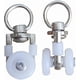 thumbnail image 4 of Curtain Track Rollers, 20 Pack Silent Window Pulley Sliders for Double Track Systems, 4 of 5