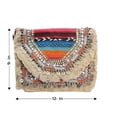 thumbnail image 6 of Maresse Women Ethnic Embellished Handmade Designer Boho Bag (Rainbow Riot), 6 of 6