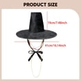 thumbnail image 7 of freneci Korean Hat Traditional Unique Decoration Tall Top Hat Dress up Costume Accessory, 7 of 7
