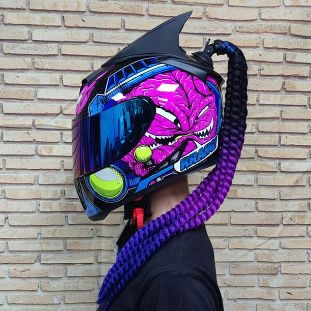 Cascos para moto con trenzas hotsell
