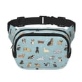 thumbnail image 1 of Easygdp Dog Pets Fanny Packs para Mujeres y Hombres, Bolsa de Cinturón, Bolsos de Cruz para Trabajo/Correr/Senderismo, 1 of 9