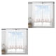 thumbnail image 3 of Injueey Cortinas transparentes para ventana, decoraciones para habitaciones, sala de estar, dormitorio, estudio, cortinas artesanales bordadas, Café 1*1.2 m 2Conjunto, 3 of 6