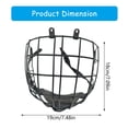thumbnail image 5 of CIYISON Ice Hockey Helmets Cage Mask Helmets Metal Net Ice Hockey Helmets Face Mask Cage, 5 of 9