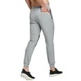 thumbnail image 5 of FEDTOSING Men's Gym Sweatpants Drawstring Gray Running Joggers Trackpants with Zipper Pockets, 5 of 6