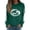 Style1-Green game day shirts women, variant on Womens Football Game Day Sweatshirt Casual Sunday Funday Sweatshirts Crew Neck Football Season Holiday Casual Long Sleeve Tops Gray L
