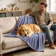 thumbnail image 4 of Outdor Blanket Yellow For Soft Polyester Blanket With Knit Pattern Blanket For Couch Bed Crate Machine Washable 70x100cm, 4 of 4
