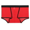 thumbnail image 5 of Ketyyh-chn99 Men's Underwear Boxer Brief Stretch Bikini Underwear Comfort Stretch Brief Trunk for Men Red,M, 5 of 5