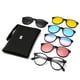 thumbnail image 5 of Un par de gafas combinadas con cinco pares de gafas de sol polarizadas pueden combinarse con las gafas de sol magnéticas retro TR90 para miopía., 5 of 5