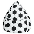 thumbnail image 1 of Gouchee Home Fussball Cotton Bean Bag Chair – Oeko-Tex Certified Fabric with Polystyrene Bead Filling, Comfortable Lounge Seating with Zipper Closure for Easy Refill, Suitable for Adults and Teens, 1 of 8