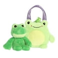 thumbnail image 6 of Aurora - Small Green Fancy Pals - 9.5" Frog - Fashionable Stuffed Animal, 6 of 6