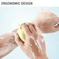 thumbnail image 4 of XMMSWDLA Silicone Massage Exfoliating Bath Shower Brush with Soap Dispenser Bath & Body Brushes Wash Scrubber Deep Cleaning for Women Men Children, 4 of 7
