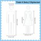 thumbnail image 2 of pares de letreros de identificación de baños, letreros blancos para baños, letreros para baños de hombres y mujeres, calcomanías de acrílico para puertas de inodoros, para oficinas, negocios y, 2 of 8