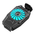 thumbnail image 1 of H15 Universal Mobile Phone Game Cooler System Mute Strong Wind Cooling Fan Gamepad Holder Stand Radiator Auxiliary Chicken-eating, 1 of 8