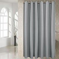 Bathroom Shower Curtain 71" W*59" H Waterproof Mold Proof Shower Curtain Liner,Heavy Duty Fabric Shower Curtains with Hooks Solid Color Machine Washable Bathroom Decor, Contemporary Bathroom Curtains