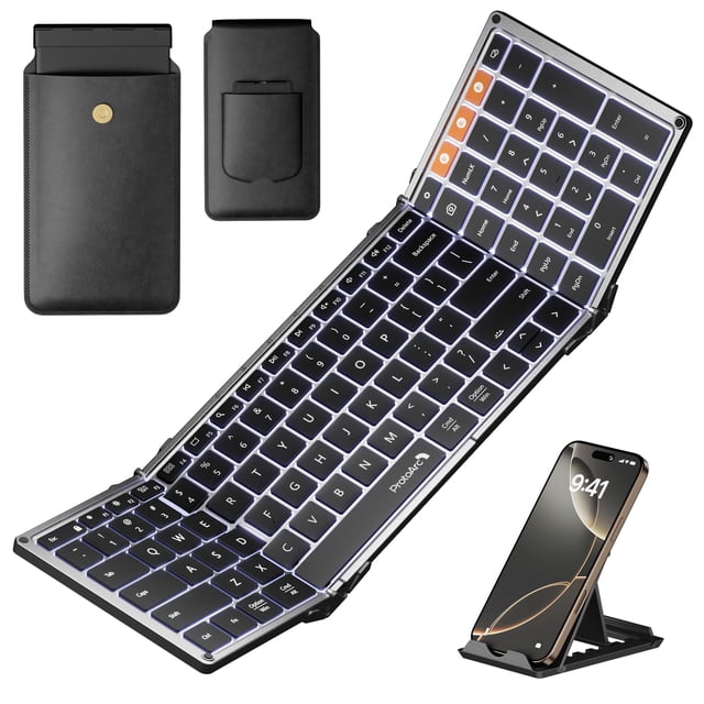Teclado plegable ProtoArc XK01 Plus Bluetooth 5.1 retroiluminado