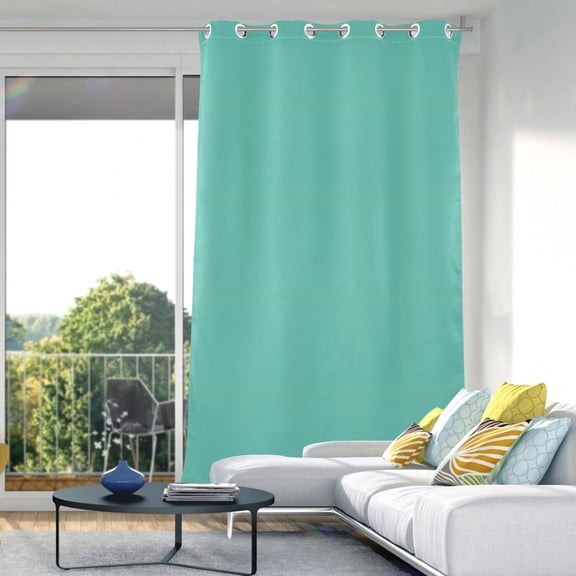 Light Green Color Blackout Curtains 84"x52" Thermal Insulated Curtain 1 Panel