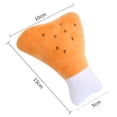 thumbnail image 2 of Dog Squeaky Toy Plush: Washable Funny Pet Interactive Toy Puppy Teething Toy, 2 of 10