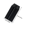 thumbnail image 2 of TEHAUX White Eyebrow Pencil Sharpener for Home Use Made of Plastic Small Lightweight Easy to Carry 2Pcs, 2 of 8