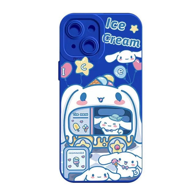 Sanrio-funda protectora para teléfono móvil, carcasa de Hello Kitty con diseño de dibujos animados, compatible con IPhone, Kuromi Cinnamoroll, My Melody, Purin, Airbag, regalo gym unisex