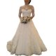 thumbnail image 1 of Jumpingount Vestido de novia transparente de manga larga para mujer, vestido de encaje, vestidos de baile de novia, foto personalizada Prendas y trajes de cuerpo completo blanco L Jumpingount FS10644-03, 1 of 6