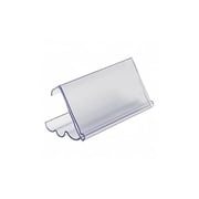 Aigner WRS-1253 Wire Shelving Label Holder, 3W x 1-1/4H, 25/Pk