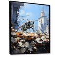 thumbnail image 2 of Designart "Concrete Ant Urban Explorer" Animals Ant Floater Framed Wall Art Prints, 2 of 5