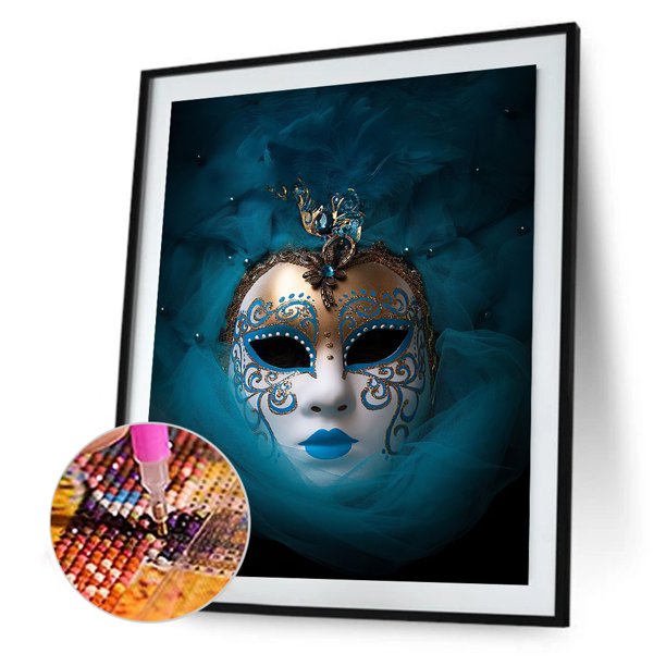 Cuadros Decorativos 5D DIY diamante pintura máscara mujeres completo redondo taladro mosaico imagen pared decoración Tmvgtek embutido en tela