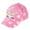Pink, variant on AWHALE Girl’s Pink Unicorn Baseball Hat – Adjustable Ponytail Cotton Cap with Sun Protection | Ages 2-12 Years