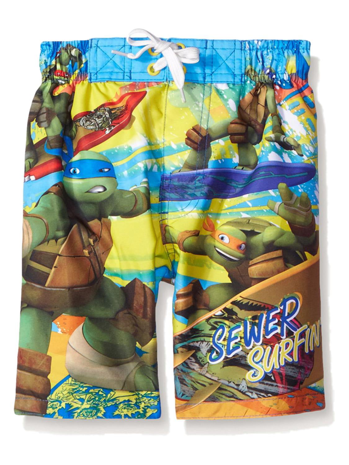 Nickelodeon - Teenage Mutant Ninja Turtles Boys Sewer Surfing Swim ...