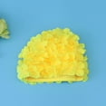 thumbnail image 2 of FUTUREORYY 1Pcs Yellow Nylon Swim Cap for Women Comfortable Wearing Flower Swim Cap, 2 of 8