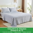 thumbnail image 2 of Gogreen Juego de Sábanas Dobles de 3 Pzas con Bolsillo Profundo para 14 Pulgadas, Juego de Sábanas de Microfibra Transpirable Súper Suave de Tamaño Doble, Juego de Decoración Del Hogar, 2 of 10