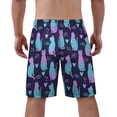 thumbnail image 3 of NICKSUN Men's Swim Trunks, Cute Print Quick Dry Summer Board Beach Shorts with Mesh Lining and Pockets, 3 of 6