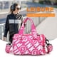 thumbnail image 5 of Bolsa de Fitness para Mujer Bolsa Deportiva Gran Capacidad Fútbol al Aire Libre Rosa Roja Wdftyju, 5 of 7