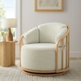 thumbnail image 4 of Better Homes & Gardens Lillian Swivel Birdcage Accent Chair, Cream Boucle, 4 of 10