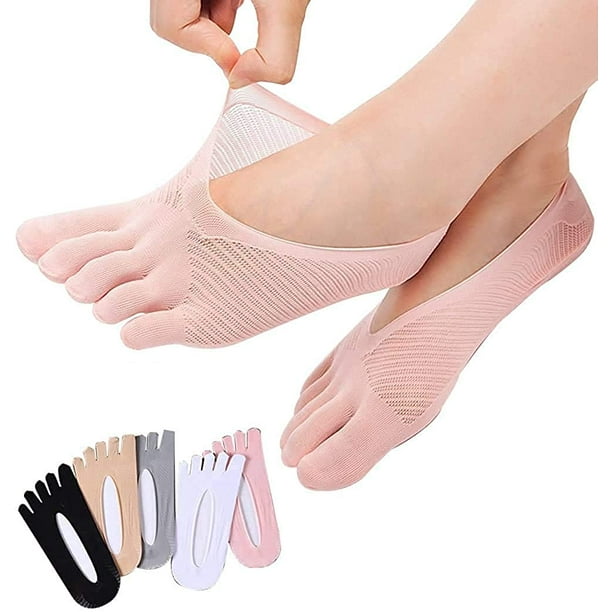 5 Pairs Five Toes Breathable Socks, Orthopedic Compression Socks