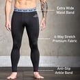 thumbnail image 2 of Pantalones de Compresión Elite Sports MMA BJJ Spats Negro M, 2 of 5